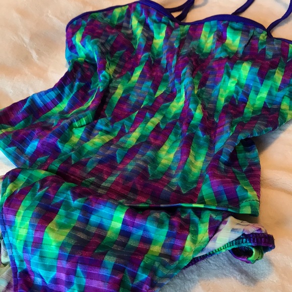 Blue Green Purple Tankini 💥3 for $25 - Picture 3 of 5
